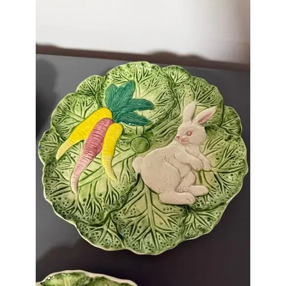 Strata Group Bunny Lane Set Of 4 Salad Desserts Plates Philippines Whimsical VTG - Picture 4 of 6